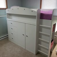 Tiara loft deals bed with desk